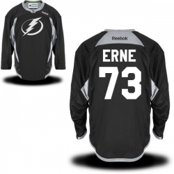 Adam Erne Reebok Tampa Bay Lightning Authentic Black Practice Jersey