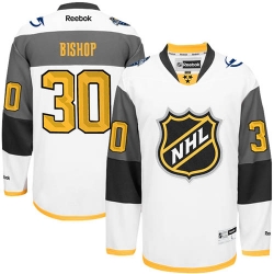 Ben Bishop Reebok Tampa Bay Lightning Premier White 2016 All Star NHL Jersey