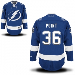 Brayden Point Reebok Tampa Bay Lightning Premier Royal Blue Home Jersey