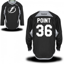 Brayden Point Reebok Tampa Bay Lightning Premier Black Practice Jersey