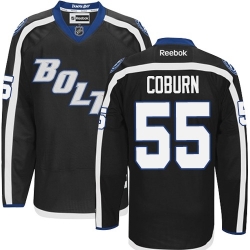 Braydon Coburn Reebok Tampa Bay Lightning Authentic Black New Third NHL Jersey