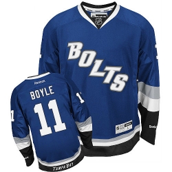 Brian Boyle Reebok Tampa Bay Lightning Authentic Royal Blue Third NHL Jersey
