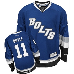 Brian Boyle Reebok Tampa Bay Lightning Premier Royal Blue Third NHL Jersey