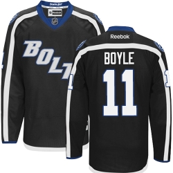 Brian Boyle Reebok Tampa Bay Lightning Premier Black New Third NHL Jersey