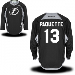 Cedric Paquette Youth Reebok Tampa Bay Lightning Authentic Black Practice Jersey
