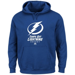 NHL Tampa Bay Lightning Majestic Critical Victory VIII Fleece Hoodie - Royal Blue