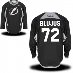 Dylan Blujus Youth Reebok Tampa Bay Lightning Authentic Black Practice Jersey
