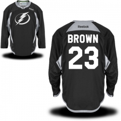 J.T. Brown Youth Reebok Tampa Bay Lightning Authentic Black Practice Jersey