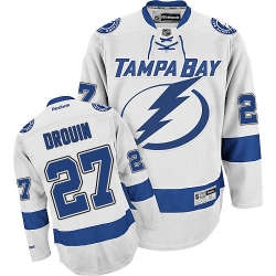 Jonathan Drouin Reebok Tampa Bay Lightning Authentic White Away NHL Jersey