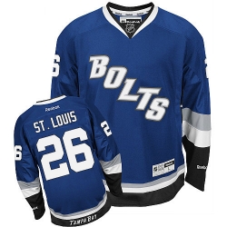 Martin St. Louis Reebok Tampa Bay Lightning Premier Royal Blue Third NHL Jersey