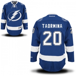 Matt Taormina Women's Reebok Tampa Bay Lightning Authentic Royal Blue Home Jersey