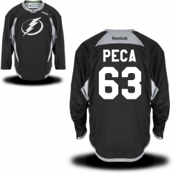 Matthew Peca Reebok Tampa Bay Lightning Premier Black Practice Jersey