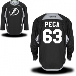 Matthew Peca Youth Reebok Tampa Bay Lightning Premier Black Practice Jersey