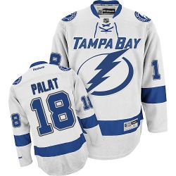 Ondrej Palat Reebok Tampa Bay Lightning Premier White Away NHL Jersey