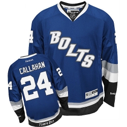 Ryan Callahan Reebok Tampa Bay Lightning Premier Royal Blue Third NHL Jersey