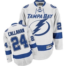 Ryan Callahan Youth Reebok Tampa Bay Lightning Authentic White Away NHL Jersey