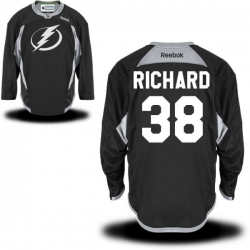 Tanner Richard Youth Reebok Tampa Bay Lightning Authentic Black Practice Jersey