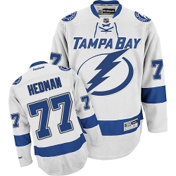 Victor Hedman Reebok Tampa Bay Lightning Authentic White Away NHL Jersey