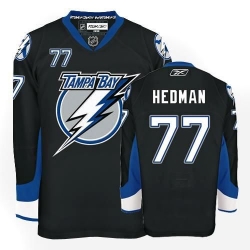 Victor Hedman Reebok Tampa Bay Lightning Authentic Black NHL Jersey