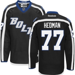 Victor Hedman Reebok Tampa Bay Lightning Authentic Black New Third NHL Jersey