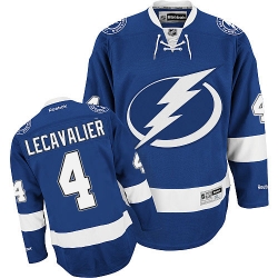 Vincent Lecavalier Reebok Tampa Bay Lightning Premier Royal Blue Home NHL Jersey
