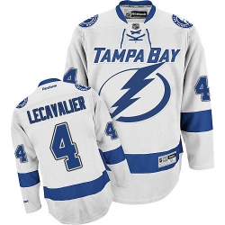 Vincent Lecavalier Reebok Tampa Bay Lightning Authentic White Away NHL Jersey