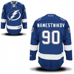 Vladislav Namestnikov Women's Reebok Tampa Bay Lightning Authentic Royal Blue Home Jersey