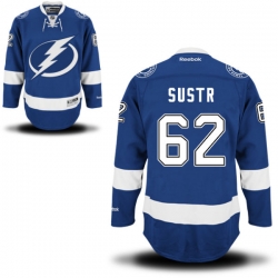 Andrej Sustr Youth Reebok Tampa Bay Lightning Authentic Royal Blue Home Jersey