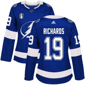 Brad Richards Women's Adidas Tampa Bay Lightning Authentic Blue Home 2022 Stanley Cup Final Jersey