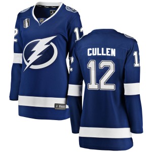 John Cullen Women's Fanatics Branded Tampa Bay Lightning Breakaway Blue Home 2022 Stanley Cup Final Jersey