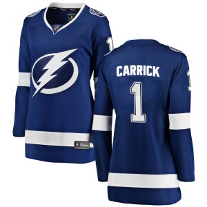 Trevor Carrick Women's Fanatics Branded Tampa Bay Lightning Breakaway Blue Home Jersey