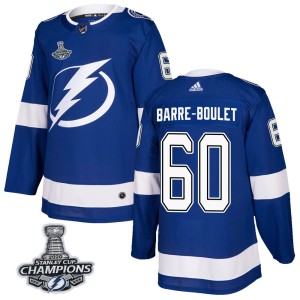 Alex Barre-Boulet Youth Adidas Tampa Bay Lightning Authentic Blue Home 2020 Stanley Cup Champions Jersey