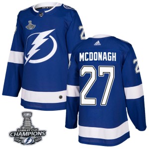 Ryan McDonagh Youth Adidas Tampa Bay Lightning Authentic Blue Home 2020 Stanley Cup Champions Jersey