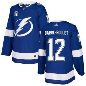 Alex Barre-Boulet Men's Adidas Tampa Bay Lightning Authentic Blue Home 2022 Stanley Cup Final Jersey