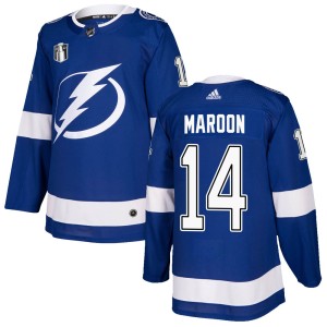 Pat Maroon Men's Adidas Tampa Bay Lightning Authentic Blue Home 2022 Stanley Cup Final Jersey