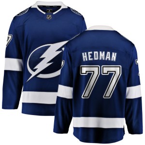 Victor Hedman Youth Fanatics Branded Tampa Bay Lightning Breakaway Blue Home Jersey