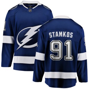 Steven Stamkos Men's Fanatics Branded Tampa Bay Lightning Breakaway Blue Home Jersey