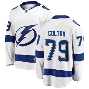 Ross Colton Men's Fanatics Branded Tampa Bay Lightning Breakaway White Away Jersey