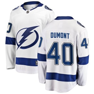 Gabriel Dumont Men's Fanatics Branded Tampa Bay Lightning Breakaway White Away Jersey