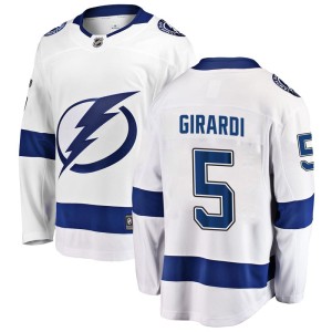 Dan Girardi Men's Fanatics Branded Tampa Bay Lightning Breakaway White Away Jersey