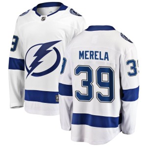 Waltteri Merela Men's Fanatics Branded Tampa Bay Lightning Breakaway White Away Jersey