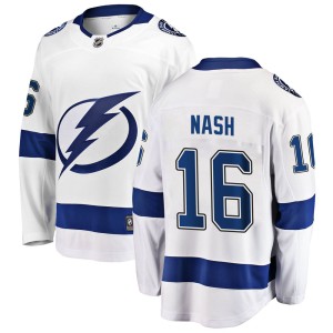 Riley Nash Men's Fanatics Branded Tampa Bay Lightning Breakaway White Away Jersey