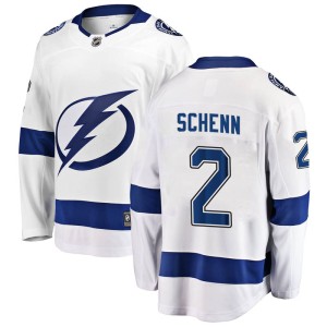 Luke Schenn Men's Fanatics Branded Tampa Bay Lightning Breakaway White Away Jersey