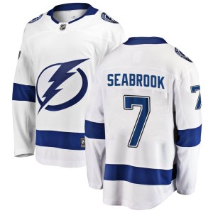 Brent Seabrook Men's Fanatics Branded Tampa Bay Lightning Breakaway White Away Jersey