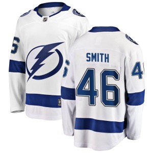 Gemel Smith Men's Fanatics Branded Tampa Bay Lightning Breakaway White Away Jersey