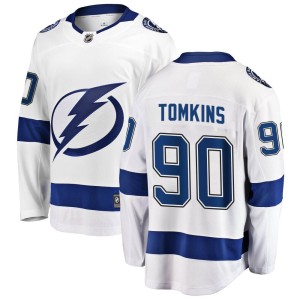 Matt Tomkins Men's Fanatics Branded Tampa Bay Lightning Breakaway White Away Jersey