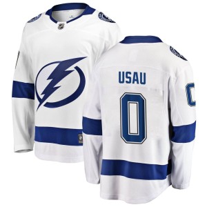 Ilya Usau Men's Fanatics Branded Tampa Bay Lightning Breakaway White Away Jersey