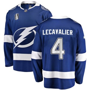Vincent Lecavalier Youth Fanatics Branded Tampa Bay Lightning Breakaway Blue Home 2022 Stanley Cup Final Jersey