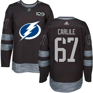 Declan Carlile Youth Tampa Bay Lightning Authentic Black 1917-2017 100th Anniversary Jersey