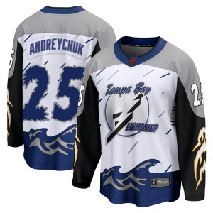 Dave Andreychuk Youth Fanatics Branded Tampa Bay Lightning Breakaway White Special Edition 2.0 Jersey